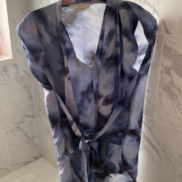 IRO 100% silk printed blouse - Picture 2 of 6